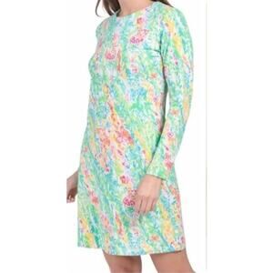 IBKUL Cat Cay Zip Crew Neck Dress Women's Size Medium New without Tags UPF 50+ W